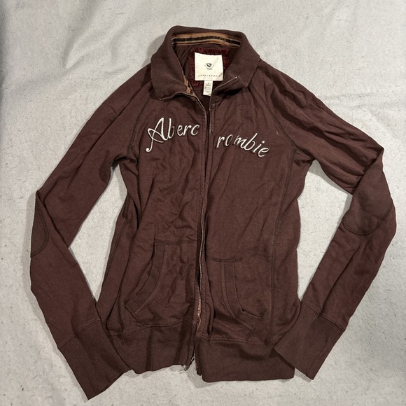 Abercrombie & Fitch‎ Sweater Womens Adult L Sweatshirt Brown *Flaw* - Picture 1 of 6